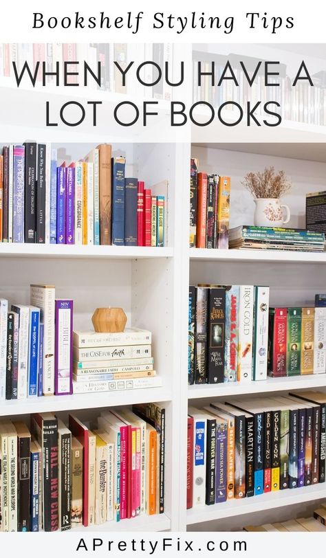 Home Décor, Organizing Bookshelves, Organize Bookshelf, Cheap Bookshelves, Styling Bookshelves, Styling Bookshelves With Books, Bookcase Organization, Bookshelf Organization, Arranging Bookshelves