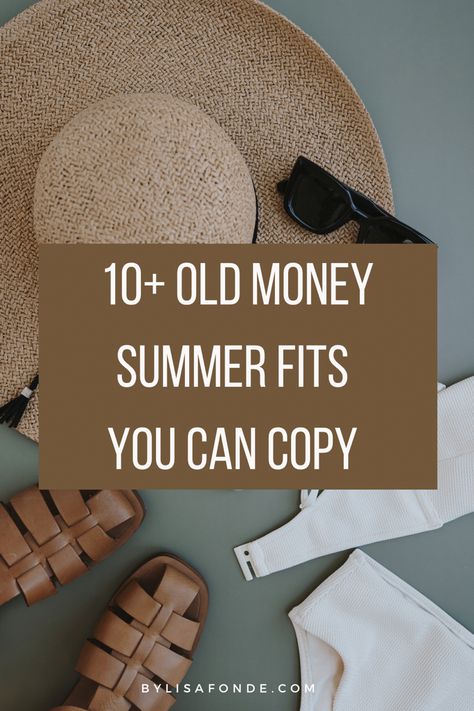 10+ Old Money summer fits you can copy to look expensive and classy on a budget. The Best old money summer outfit ideas for women + the ultimate guide on how to dress old money in summer without going broke. Old money aesthetic outfits you'll love. Old money beach essentials. Outfits, Summer Wardrobe Essentials, Summer Essentials Clothes, Summer Style Guide, Summer Outfit Guide, Summer Casual Outfits For Women, Summer Outfits For Vacation, Casual Summer Outfits For Women, Capsule Wardrobe Women