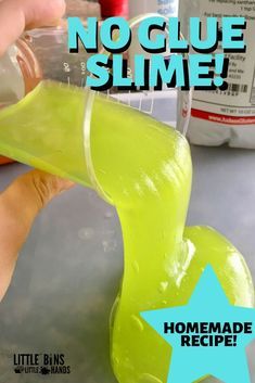 Pre K, Diy, Crafts, Diy Slime No Glue, Make Slime For Kids, Diy Slime Easy, Diy Slime Recipe, Slime For Kids, Make Slime At Home