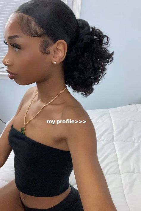 Ponytail Hairstyles, Side Ponytail Hairstyles, Ponytail Styles, Black Girl Curly Hairstyles, Mixed Girl Hairstyles, Curly Girl Hairstyles, Hair Ponytail Styles, Quick Curly Hairstyles, Slick Hairstyles