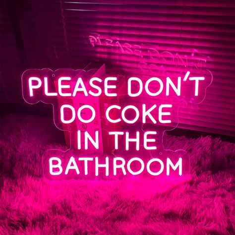 Design, Neon, Inspiration, Decoration, Home Décor, Bar Signs, Neon Wall Signs, College Bathroom, Pink Neon Sign