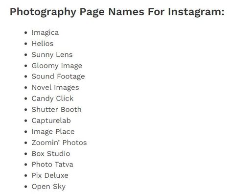 Photography Page Names For Instagram Nature, Social Media, Instagram, Design, Photography Hashtags, Photography Names Business, Photography Studio Names, Username Ideas For Photography Page, Instagram Username For Art Page