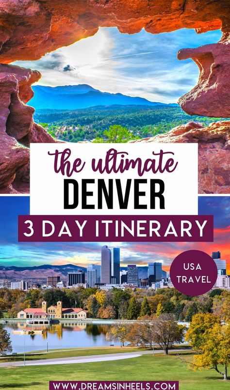 Planning a trip to Denver, Colorado? If yes, in this post, you can find the perfect 3 days in Denver itinerary as written by a local. | Denver colorado things to do in | Denver colorado photography | Denver colorado things to do summer | Denver colorado aesthetic | Denver colorado hiking | Denver colorado downtown | Denver colorado things to do with kids | visit Denver colorado | places to visit in Denver colorado | places to visit near Denver | visit Denver summer | visit Denver winter | Denver, Trips, Wanderlust, Colorado, Rocky Mountains, Denver Colorado Vacation, Denver Colorado Downtown, Denver Colorado Hiking, Hiking In Denver Colorado