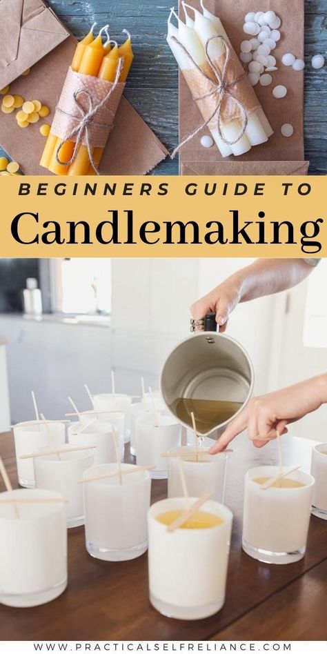 Crafts, Diy, Candle Making Instructions, Candle Making For Beginners, Candle Making Supplies, Candle Making Tutorial, How To Make Candle, Candle Making Kit, Candle Making Wax