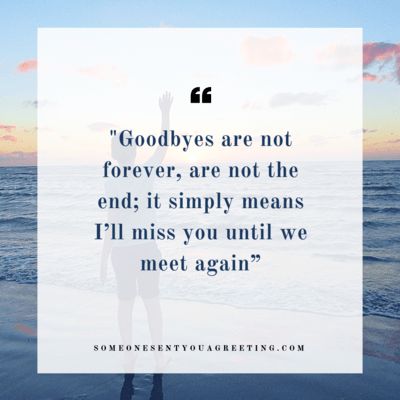 52 of the Best Farewell Quotes - Someone Sent You A Greeting Instagram, Ideas, Art, Bern, Best Farewell Quotes, Quotes On Farewell, Farewell Quotes For Friends, One Word Quotes, Goodbye Quotes