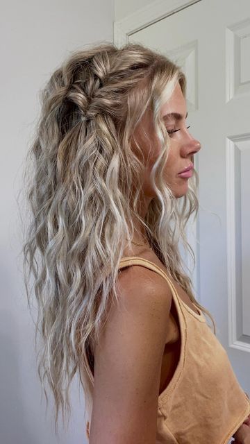 Whitney Lynne on Instagram: "My fav spring style 🌸 save to try & share with your girlies! @whitney_lynne for more hair inspo 💓💓 #springhairstyle #blondehairgoals #mnhairstylist Spring hair, spring hairstyles, spring hairstyle, spring hair goals, hair goals, hair goals af, blonde hair, blond hair, blond hair goals, blonde af, blonde hair things, blondes have more fun, mn hair, Minnesota hair, mn hairstyles, hair pages, hair inspo, blonde hair inspo, hair Insta, hair influencer," Hair Styles, Long Hair Styles, Ideas, Instagram, Hair Goals, Beautiful Long Hair, Cute Prom Hairstyles, Hair Photo, Curly Girl Hairstyles
