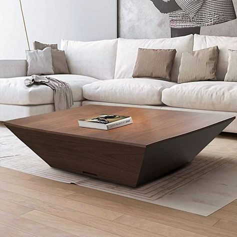 Design, Modern Wood Coffee Table, Tv Stand Wood, Solid Wood Tv Stand, Coffee Table With Drawers, Modern Square Coffee Table, Square Coffee Tables Living Room, Modern Coffee Tables, Coffee Table With Storage