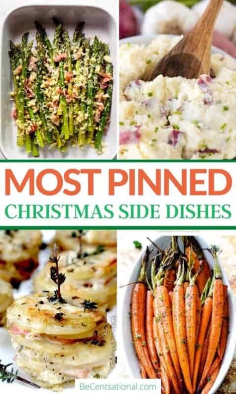 Looking for the best side dishes to serve on Christmas? We've found them for you! Click to get the 30 most popular and delicious side dish recipes to serve this holiday season. Popular, Christmas Side Dishes, Christmas Dinner Sides, Christmas Dinner Side Dishes, Christmas Side Dish Recipes, Holiday Recipes Side Dishes, Christmas Dinner Menu, Holiday Side Dishes, Christmas Food Dinner