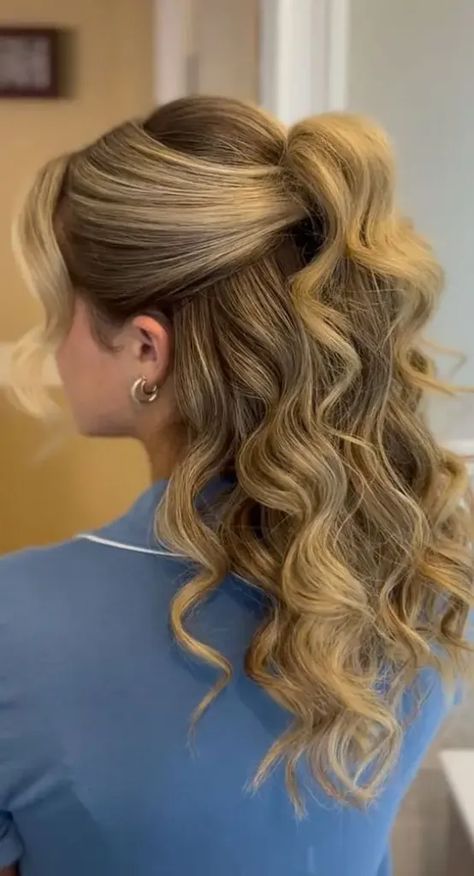2C Hair: Everything You Need to Know About this Hairdo Prom Hairstyles, Prom Hairstyles Half Up Half Down, Half Up Half Down Wedding Hair, Prom Hairstyles For Long Hair Half Up, Half Up Half Down Hoco Hair, Half Up Half Down Hairstyles, Half Up Half Down, Braided Half Up Half Down Hair, Down Hairstyles For Homecoming
