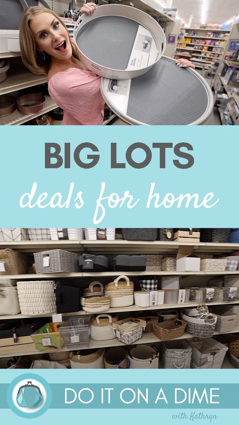 Today, we are shopping at Big Lots and finding all the deals you need to see to believe: amazing drinking glasses, organization bins, lazy Susans, and a closet system that I love! Plus the dupes you want to save you big, and another room revamp using my favorite paint color. Wardrobes, Ideas, Pound Shops, Dupes, Diy, Dollar Store Organizing, Dollar Stores, Organizing Bins, Laundry Room Organization