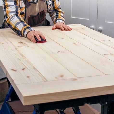 Diy Furniture Plans Wood Projects, Diy Farmhouse Table Plans, Diy Farmhouse Table, Build A Farmhouse Table, Diy Furniture Plans, Diy Furniture Table, Diy Table Top, Diy Dining Table, Farmhouse Diy
