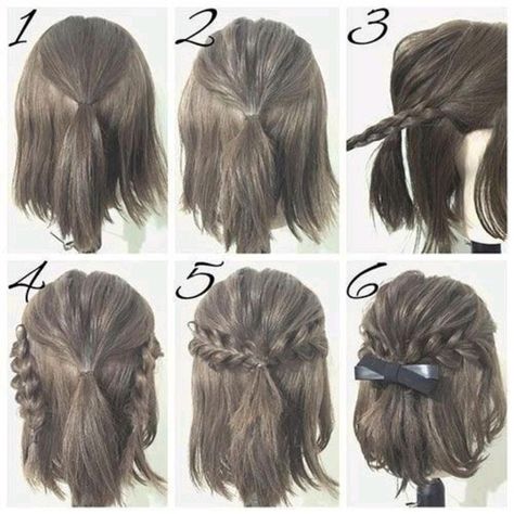 follow for more!💗 Hair Styles, Braided Hairstyles, Down Hairstyles, Long Hair Styles, Diy Hairstyles, Hairstyle Tutorials, Undercut, Step By Step Hairstyles, Thick Hair Styles
