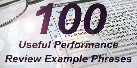 100 useful performance review example phrases continued that you can adapt and customize to suit your team members. Humour, Colorado, Ideas, Leadership, Evaluation Employee, Employee Performance Review, Employee Development, Leadership Skills, Leadership Management