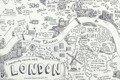 Londonist.com hand drawn guide London London, Ideas, Maps, London Museums, London Zoo, City Guide, Map, Local Map, Guide