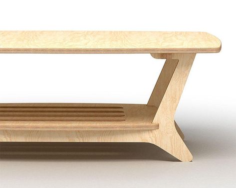 Plywood Coffee Table, Plywood Furniture, Plywood Chair, Plywood Projects, Wood Furniture, Wood Furniture Design, Cnc Table, Furniture Projects, Birch Plywood