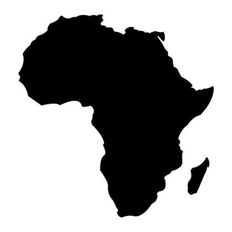 Detailed Map of Africa Continent in Black Silhouette Africa, Vector Art, Silhouette Vector, Human Silhouette, Silhouette, Silhouette Art, Map Vector, Fotos, Adobe