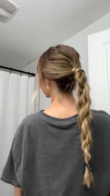 ZOEY BARNUM // ST GEORGE UT & MESQUITE NV HAIRSTYLIST on Instagram: "rope braids on rope braids on rope braids!!😍 such a simple style that looks so complicated! make people think you put a lot of effort into your hair but you really just put it in a ponytail and twisted it a couple times🤪 #hairstyle #hairstyles #hairstyletutorial #hairtutorial #hairinspo #hairinspiration #hair #hairstylist #hairstylistlife #stghairstylist #stgeorgeutahhairstylist #hairstlistproblems #hairgoals #hairideas #stgeorgehair #stgeorgehairstylist #stgeorgehair #stgeorgehairstylist #stgeorgehairsalon #utahhair #holidayhair #holidayhairstyle #viralstyle #hairhacks #hairstyleinspo #easyhairstyles" Rapunzel, People, Plaited Ponytail, Plaits, Braided Ponytail, Rope Twist Braids, Twist Hairstyles, Twist Braids, Rope Braided Hairstyle