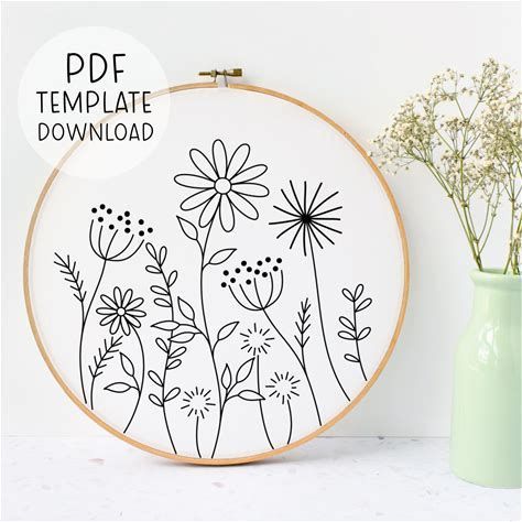 Printable Free Embroidery Patterns Design, Embroidery Patterns, Free Embroidery Designs, Free Embroidery, Embroidery Patterns Free Templates, Embroidery Patterns Free, Embroidery Flowers Pattern Templates, Embroidery Download, Embroidery Flowers Pattern