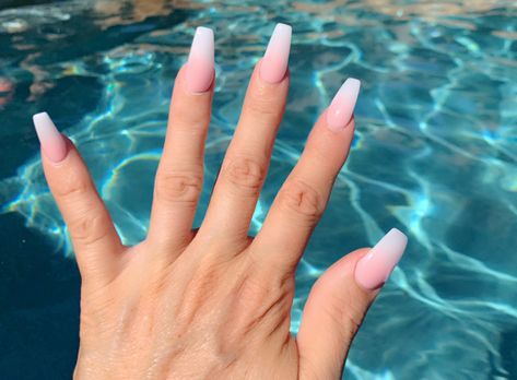 For the small dainty hands that aren’t fat, stumpy and ugly #nails #coffinnails  #pretty #dainty Make Up, Dance, Nail, Toe, Small Hands, Long, Pretty, Dainty, Hands