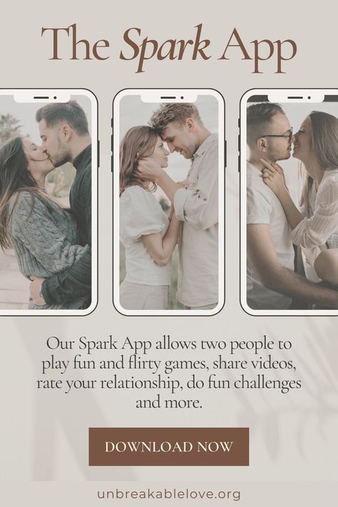 Our Spark App allows two people to play fun and flirty games, share videos, rate your relationship, do fun challenges and more. #marriagestuff #marriagehappiness #biblicalmarriage #savemarriage #couplesbook #LoveandRomance Games, Videos, People, Play, Online Games For Couples, Couple Games, Relationship Books, Best Relationship, Relationship