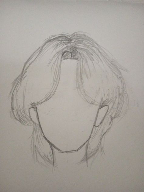 Normal hair drawing Drawing Hair, Drawing People, Drawing Hair Tutorial, Draw Hair, How To Draw Hair, Drawing Hairstyles, Boy Hair Drawing Sketches, Drawings Of Hair, How To Draw Anime Hair