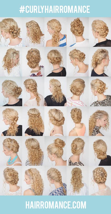 The 30 Days of Curly Hairstyles ebook is here! Find all these tutorials plus tips on how to style your curls every day with ease! Go to http://www.hairromance.com/shop Hair Styles, Short Hair Styles, Long Hair Styles, Curly Hair Styles Naturally, Curly Hair Styles, Curly Hair Tutorial, Hair Dos, Natural Hair Styles, Hair Cuts
