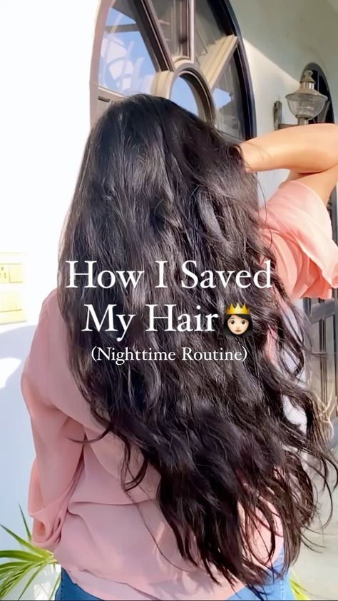 Homemade Hair Treatments, Hair Care Remedies, Hair Growing Tips, Nighttime Routine, Long Hair Tips, Beauty Tips For Glowing Skin, Hair Tips Video, Homemade Hair Products, Diy Hair Mask
