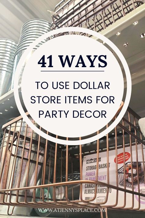 Pound Shops, Dollar Store Centerpiece, Party Favors For Adults, Dollar Stores, Cheap Party Decorations, Graduation Party Favors Diy, Diy Party Table, Grad Party Centerpieces, Party Table Centerpieces