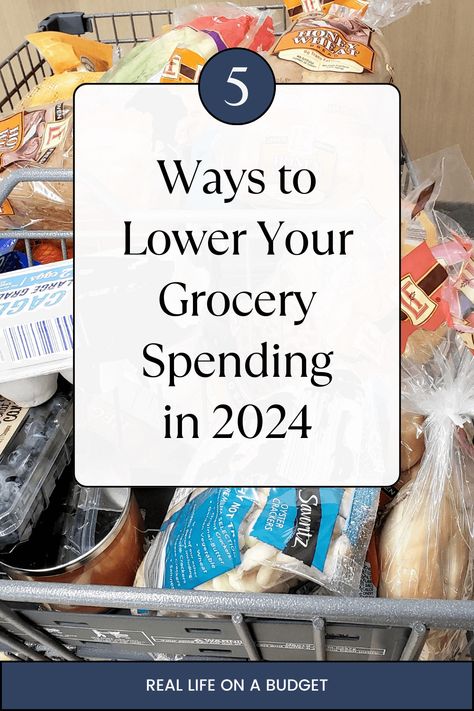 Lowering your grocery spending doesn't have to be complicated. Here's how my family is planning to lower grocery spending in 2024. Summer, Lower Grocery Bill, Grocery Savings Tips, Grocery Budgeting, Budget Grocery Lists, Budget Grocery List, Save Money On Groceries, Savings Plan, Grocery Spending