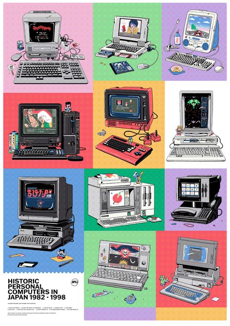 Steampunk, Retro, Vintage, Pixel Art, Design, Retro Gadgets, Tech Aesthetic, Computer, Cyberpunk Art