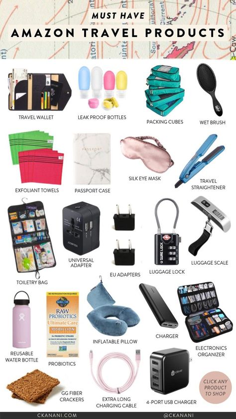 The best Amazon Prime products for travel — everything you need to bring on your next trip! #travel #amazon #amazonprime #traveltips #packingtips #packing #packinglist #ltkunder100 #ltktravel #ltkunder50 Trips, Camping, Travel Bag Essentials, Travel Must Haves, Travel Organization Packing, Best Travel Accessories, Packing Tips For Travel, Travel Packing Checklist, Amazon Travel
