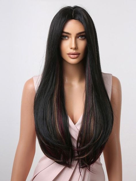 "#Wigs for womens #Synthetic Wigs #colour wigs #Long Natural Straight wigs #hot wigs #trend wigs #fashion #outfit #party wigs

Use discount code 📢 ""ZFPIN"" to enjoy 22% OFF!!!" Synthetic Wigs, Straight Wigs, Wig Styles, Natural Looking Wigs, Long Wigs, Hair Wigs, Natural Wigs, Synthetic Hair, Wigs