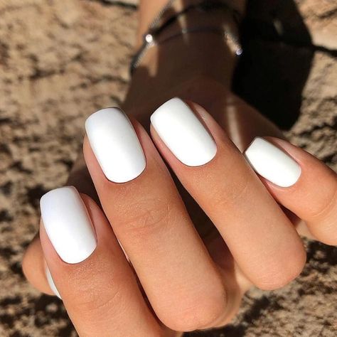 Nail Swag, Shellac, Manicures, White Acrylic Nails, Simple Acrylic Nails, Nails Inspiration, Cute Acrylic Nails, Best Acrylic Nails, Pretty Nails