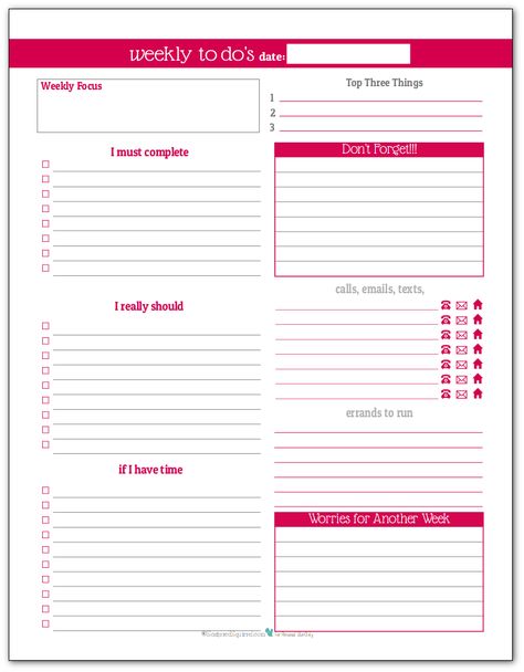 Life Planner, Organisation, Weekly Planner, Weekly Planner Printable, Daily Planner Printables Free, Work Planner, Daily Organization, To Do List, Daily Planner Printable