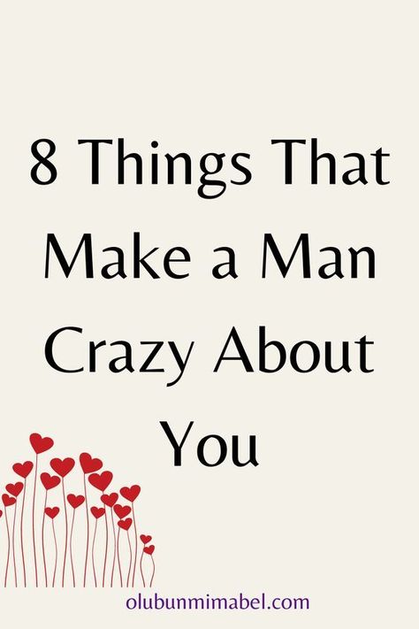 It's a thing for a man to be in love with you, it's another thing for him to be crazy about you. I also believe that before you can make a man crazy about Relationship Quotes, Relationship Tips, Dating Advice, Relationship Advice, Healthy Relationship Advice, Relationship Building, Relationship, Make Him Want You, Getting Him Back