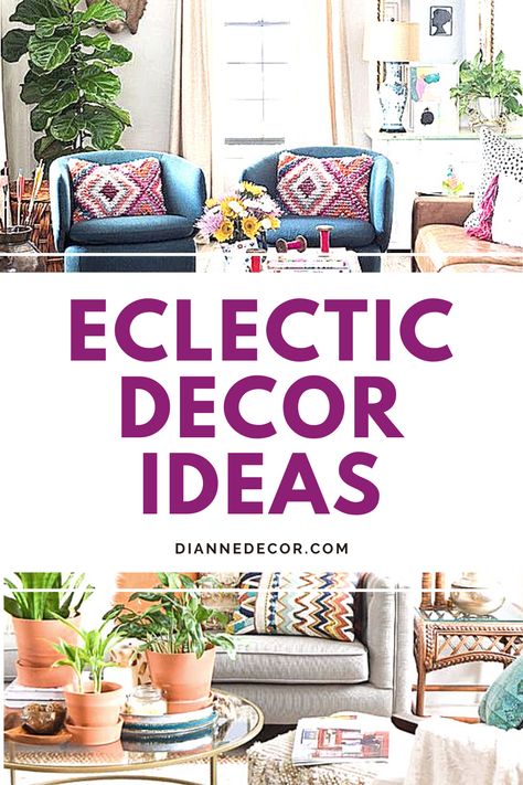 Let's talk about eclectic decor.  There's been a lot of chatter and a bit of confusion around this term.  It's become a popular new interior trend for 2020 and many people are curious about how to approach this style.    In this post, we'll define eclectic and discuss what it means for home decorating.    #eclectic #eclecticdecor #eclecticinterior #eclecticbedroom #eclecticlivingroom #interiortrends #homedesign #homedecorstyle Popular, People, Design, Decoration, Home Décor, Eclectic Decor, Eclectic Farmhouse Decor, Ecclectic Decor, Eclectic Living Room