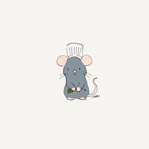 "If you are what you eat, then I only want to eat the good stuff." - Remy. #remy #ratatouille #disney #pixar #catplusmouse #customportrait #fashionillustration #illustration #doodle #madewithpaper Kawaii, Doodle Art, Cute Rats, Cat Mouse, Ratatouille Disney, Cute Doodles, Cute Little Drawings, Animaux, Cartoon