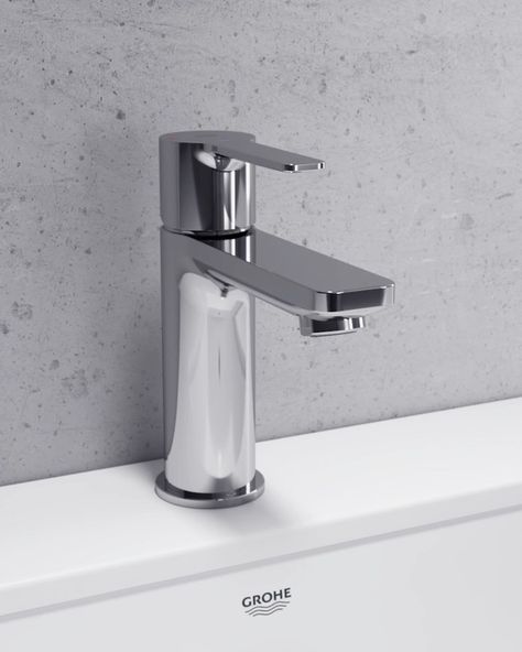 GROHE on Instagram: “Smooth, sustainable and durable - that summarises GROHE SilkMove® ES technology. So how does this work? In the mid-lever position, SilkMove…” Sink Faucets, Washroom Design, Sink, Grohe Faucet, Grohe Bathroom Faucets, Bathroom Sink Faucets, Modern Faucet, Luxury Bathroom Faucets, Faucet