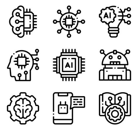 Design, Art, Logo Icons, Technology Icon, Icon Font, Free Icon Packs, Icon Design, Logo Design Typography, Vector Icons