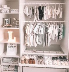 Nursery Closet, Baby Room Storage, Baby Closet, Baby Room Organization, Baby Room Design, Nursery Baby Room, Nursery Room Design, Girl Nursery Room, Baby Nursery Inspiration
