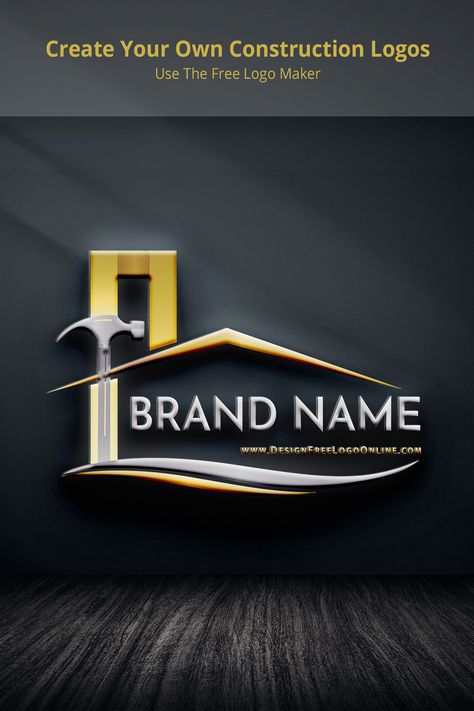 Logos, Handyman Logo, Construction Company Logo, Logo Design Love, Construction Logo Design, Website Logo Design, Building Logo, Circle Logo Design, Real Estate Logo Design