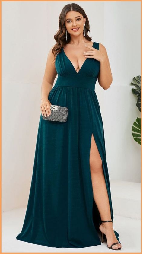 Formal Plus Size Dresses Empire, Gowns, Evening Dresses, Evening Dress Floor Length, Evening Dresses Plus Size, Plus Size Formal Dresses For Wedding, Plus Size Evening Dresses, Simple Evening Dress, Plus Size Formal Gown