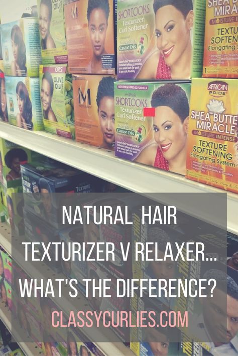 Hair Treatment Mask, Natural Hair Relaxer, Diy Hair Relaxer, Relaxer For Curly Hair, Texturizer On Natural Hair, Natural To Relaxed Hair, Natural Hair Transitioning, Natural Relaxer, Perm