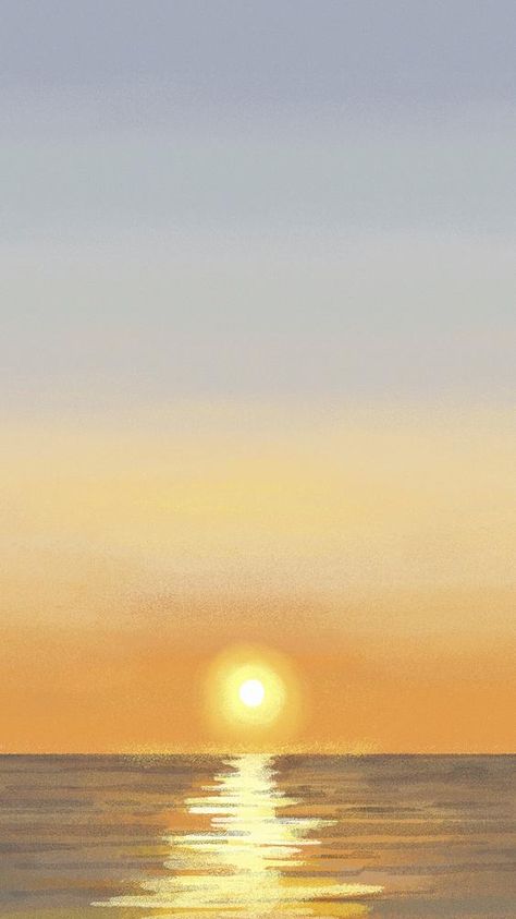Iphone, Sunset Iphone Wallpaper, Iphone Wallpaper Sky, Iphone Wallpaper, Sunset Art, Sunrise Painting, Watercolor Background, Pastel Sunset, Sunset Painting Easy