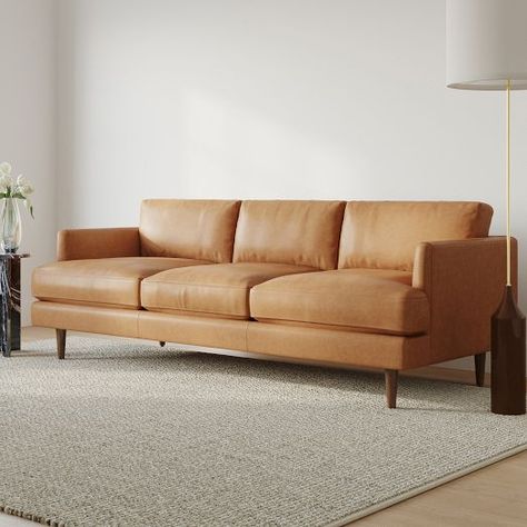 Chair Sectional Sofa All Furniture | West Elm Home Décor, West Elm, Leather Sofa, Genuine Leather Sofa, Sofa Furniture, Leather Upholstery, Seat Cushions, Sofa, Leather Loft