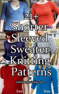 Shorts, Jumpers, Crochet, Cardigans, Jumper Knitting Pattern, Sweater Knitting Patterns, Sweater Pattern, Free Knitting Patterns For Women, Knitting Patterns Free