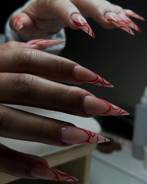 𝙽𝙰𝙸𝙻𝚃𝙾𝚁𝙸𝙾𝚄𝚂 on Instagram: “shape 🔪” Ongles, Nail, Witch Nails, Red Nails, Sassy Nails, Dope Nails, Pointy Nails, Long Stiletto Nails, Red Stiletto Nails