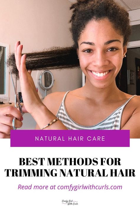 Ideas, Natural Hair Journey, Trim Your Own Hair, Natural Hair Maintenance, Natural Hair Care, Natural Hair Growth, Natural Hair Care Tips, Diy Natural Hair Styles, How To Grow Natural Hair