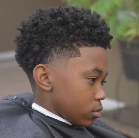 Black Kids Haircuts, Black Boys Haircuts, Curly Hair Fade, Black Boys Haircuts Kids, Straight Hairstyles, Boys Curly Haircuts, Black Boy Hairstyles, Hair Cuts