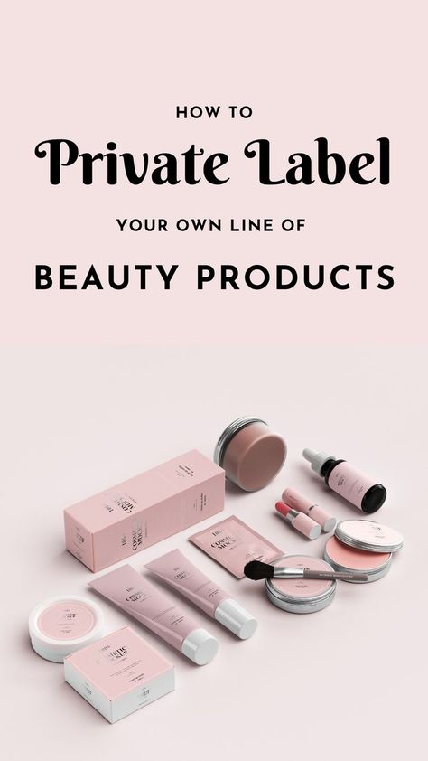 Beauty Products Labels, Private Label Cosmetics, Skincare Packaging, Cosmetics By Brand, Cosmetics Brands, Skin Care Brands, Beauty Packaging, Beauty Cosmetics Design, Cosmetic Design